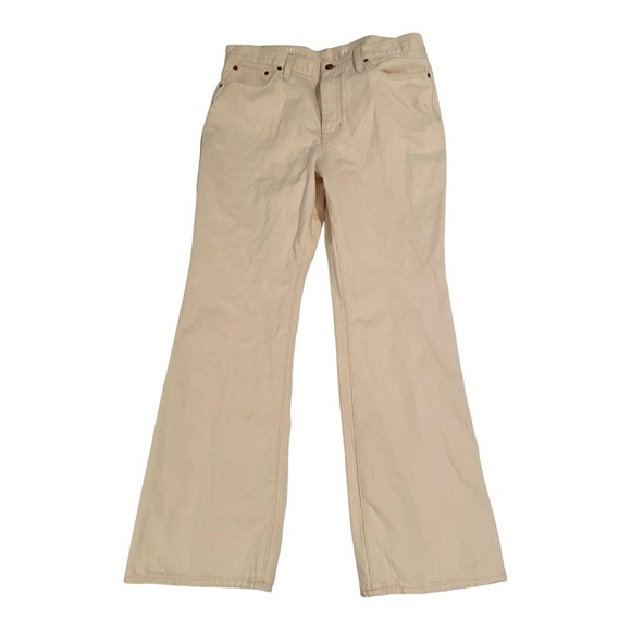 J.Crew Jeans Full-length Demi-boot Jean—Ecru—Size 31 (US) - Picture 12 of 12